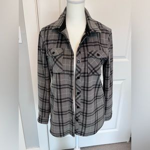 O’Neill Plaid Shacket Sz Youth L